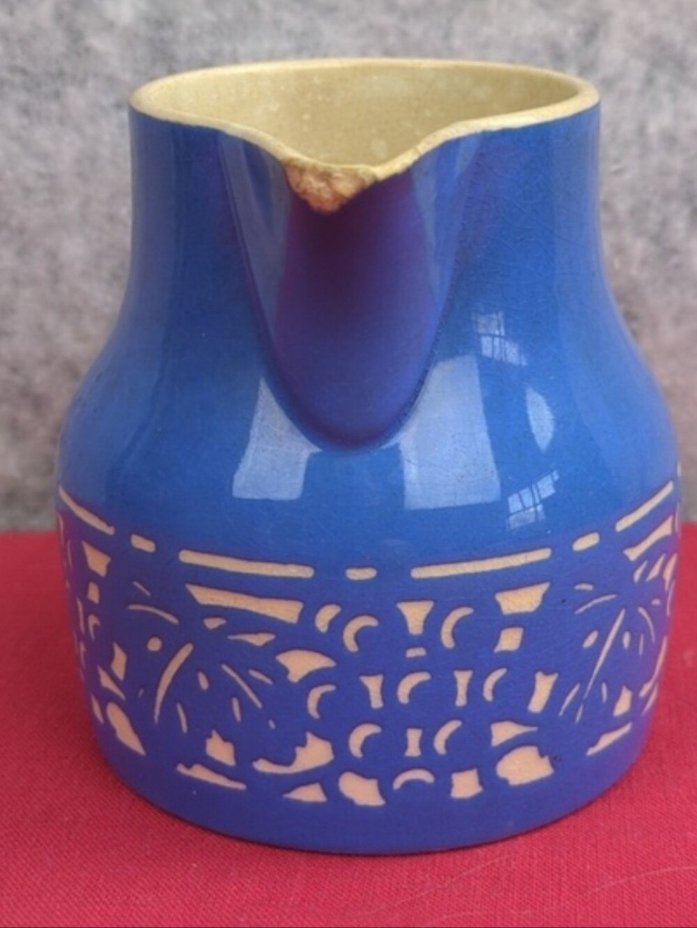 Vintage Villeroy & Boch Dresden Saxony Cream Pitcher Concord Pattern - Picture 3 of 10